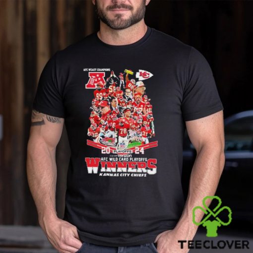Kansas City Chiefs AFC West Champions 2024 Playoffs Winners Shirt