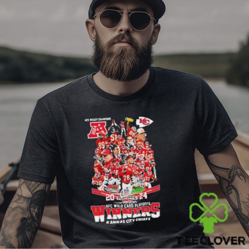 Kansas City Chiefs AFC West Champions 2024 Playoffs Winners Shirt