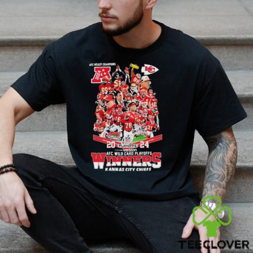 Kansas City Chiefs AFC West Champions 2024 Playoffs Winners Shirt