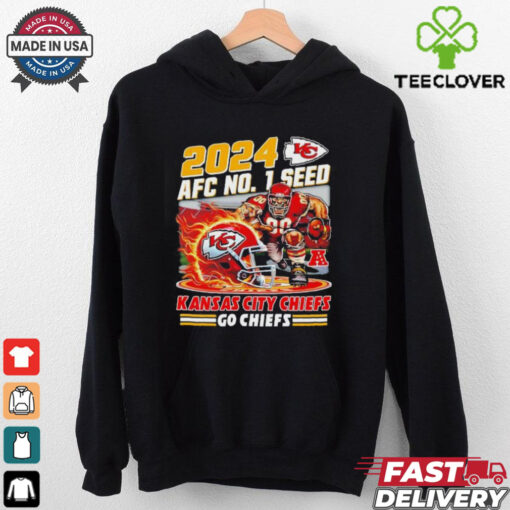 Kansas City Chiefs AFC no.1 seed go Chiefs 2024 shirt