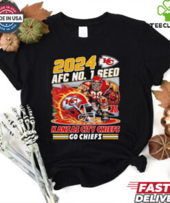 Kansas City Chiefs AFC no.1 seed go Chiefs 2024 shirt