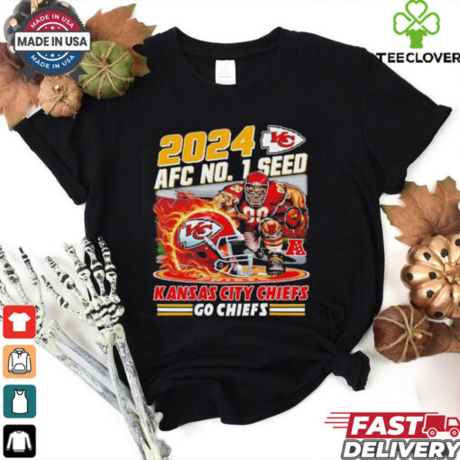 Kansas City Chiefs AFC no.1 seed go Chiefs 2024 shirt