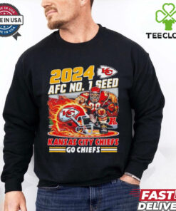 Kansas City Chiefs AFC no.1 seed go Chiefs 2024 shirt