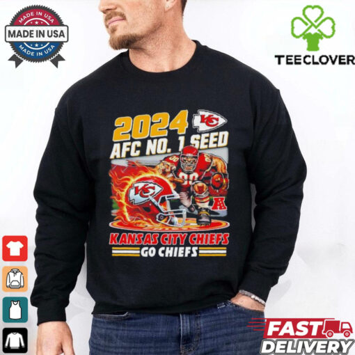 Kansas City Chiefs AFC no.1 seed go Chiefs 2024 shirt