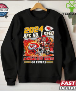 Kansas City Chiefs AFC no.1 seed go Chiefs 2024 shirt