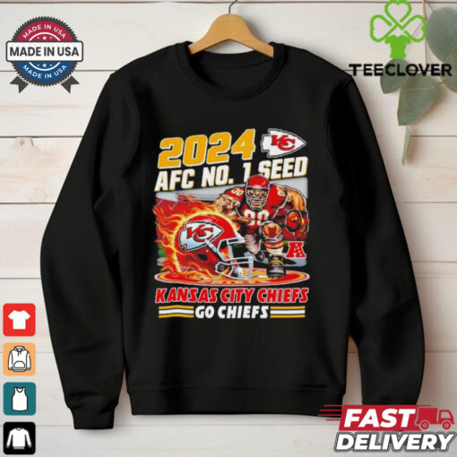 Kansas City Chiefs AFC no.1 seed go Chiefs 2024 shirt