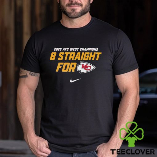 Kansas City Chiefs Afc West Division Champions 8 Straight For T Shirt