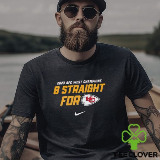 Kansas City Chiefs Afc West Division Champions 8 Straight For T Shirt
