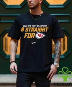 Kansas City Chiefs Afc West Division Champions 8 Straight For T Shirt