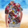 Kansas City Chiefs America Flag Tropical Floral Aloha Hawaiian Shirt