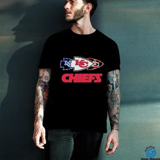Kansas City Chiefs American Flag Celebrating 4th Of July T Shirt