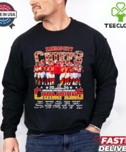 Kansas City Chiefs American football Conference Champions signatures shirt
