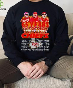 Kansas City Chiefs Andy Reid 65 years 1959 – 2024 thank you for the memories t shirt