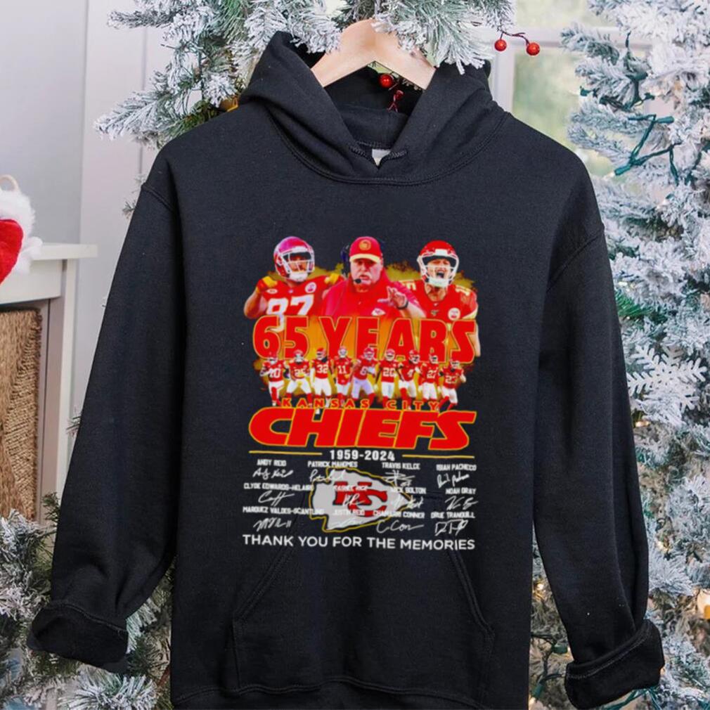 Kansas City Chiefs Andy Reid 65 years 1959 – 2024 thank you for the memories t shirt Kansas City Chiefs Andy Reid 65 years 1959 – 2024 thank you for the memories t shirt