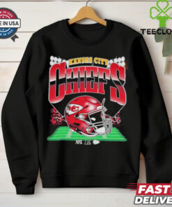 Kansas City Chiefs Arrowhead stadium helmet vintgae shirt