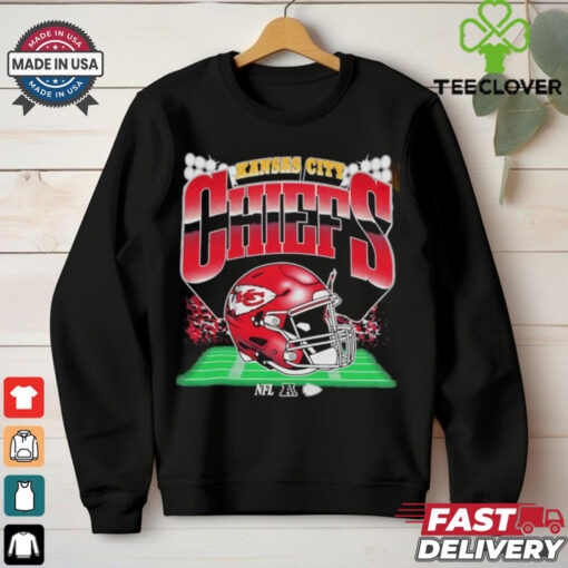 Kansas City Chiefs Arrowhead stadium helmet vintgae shirt