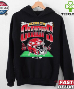 Kansas City Chiefs Arrowhead stadium helmet vintgae shirt