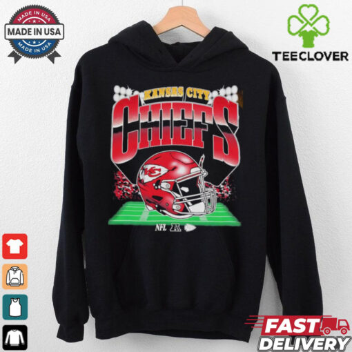 Kansas City Chiefs Arrowhead stadium helmet vintgae shirt