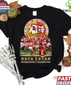 Kansas City Chiefs Back 3 Back Super Bowl Champions ’22 ’23 ’24 Shirt