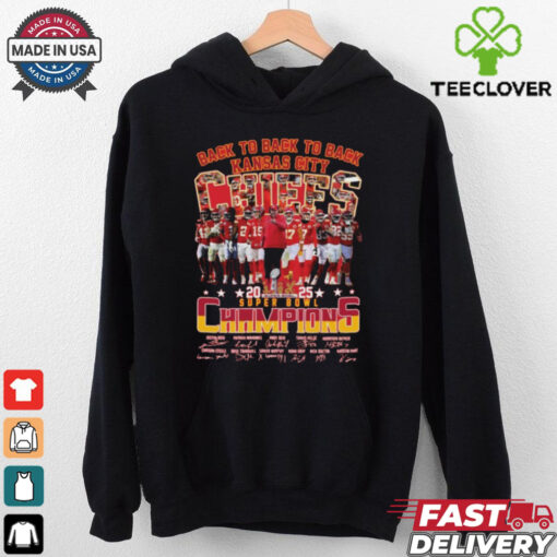 Kansas City Chiefs Back To Back To Back 2025 Super Bowl Champions T Shirt