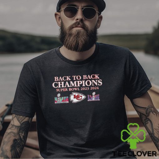Kansas City Chiefs Back to back champions Super Bowl 2023 2024 Shirt