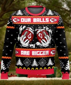 Kansas City Chiefs Ball Ugly Sweater 3D Printed Men And Women Christmas Gift
