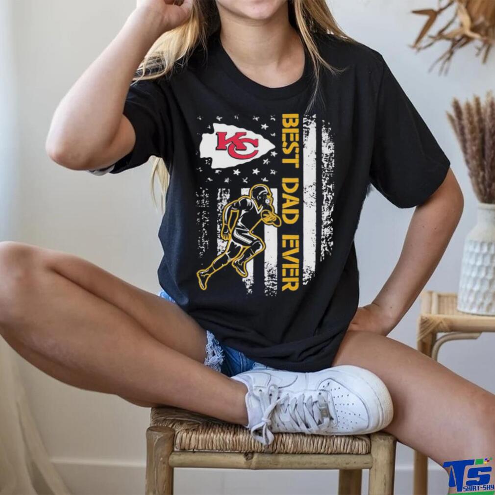 Kansas City Chiefs Best Dad Ever flag vintage shirt Kansas City Chiefs Best Dad Ever flag vintage shirt