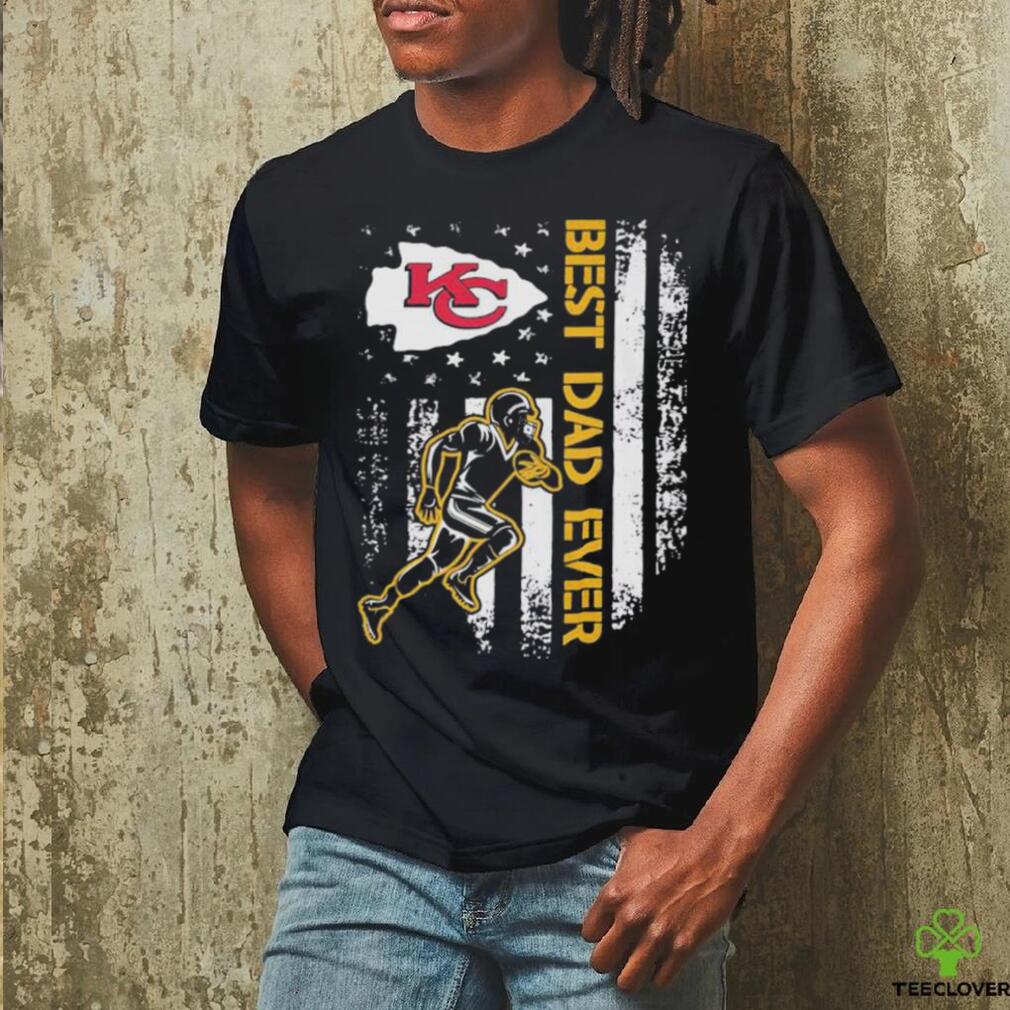 Kansas City Chiefs Best Dad Ever flag vintage shirt Kansas City Chiefs Best Dad Ever flag vintage shirt