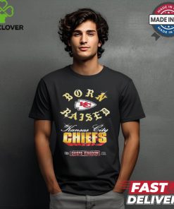 Kansas City Chiefs Born x Raised Black Chrome Rocker Shirt