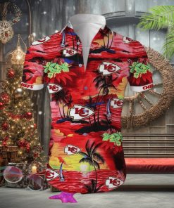 Kansas City Chiefs Cannabis Beach Shirt Hawaiian Shirt All Over Print NFL