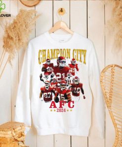 Kansas City Chiefs Champion City AFC 2024 players logo hoodie, sweater, longsleeve, shirt v-neck, t-shirt