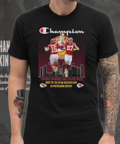 Kansas City Chiefs Champions Patrick Mahomes And Travis Kelce T Shirt