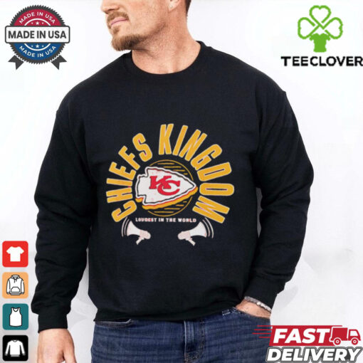 Kansas City Chiefs Chiefs Kingdom loudest in the worl shirt