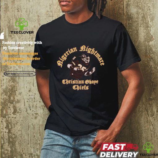 Kansas City Chiefs Christian Okoye shirt