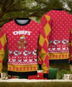 Dallas Cowboys Christmas Gingerbread Man Knitted Ugly Christmas Sweater AOP  Gift For Men And Women