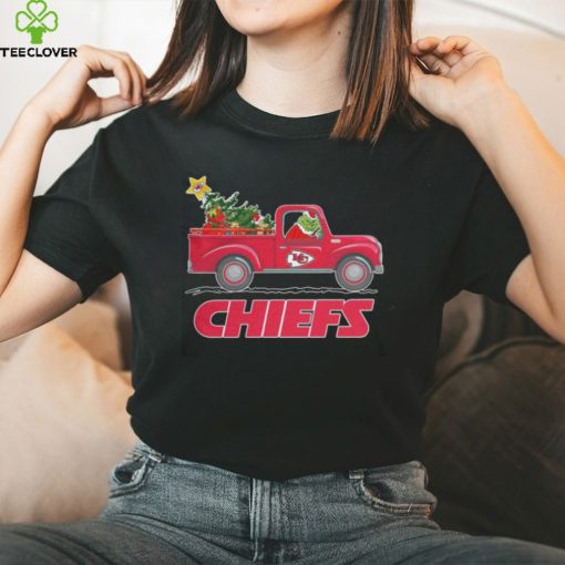 Kansas City Chiefs Christmas Grinch Drive Truck Classic T Shirt