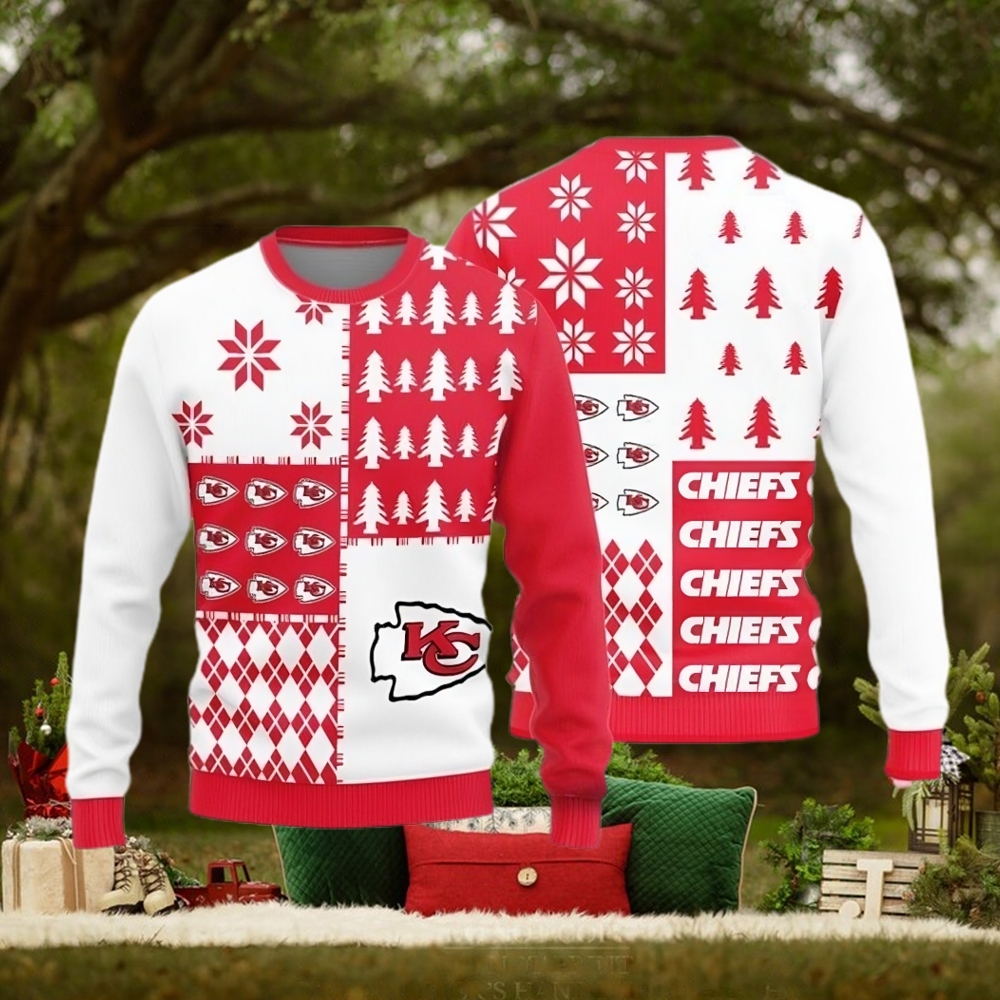 Grateful Dead Bears Kansas City Chiefs ugly Christmas shirt