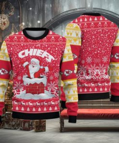 Kansas City Chiefs Christmas Santa Claus Pattern Limited Edition Ugly Sweater