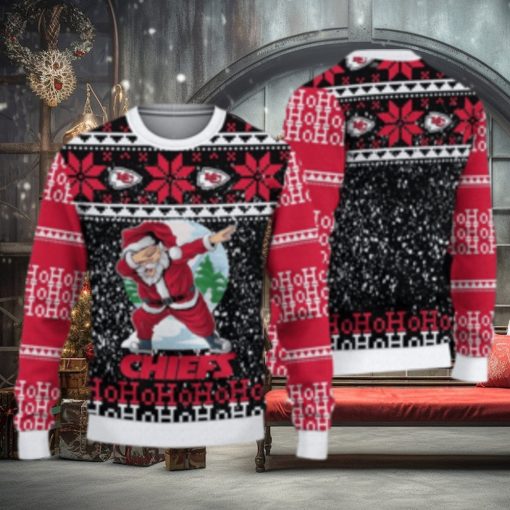 Kansas City Chiefs Christmas Santa Claus Ugly Sweater For Men Women