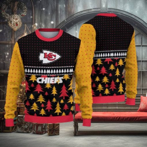 Kansas City Chiefs Cool Ugly Christmas Sweater 3D Gift For Fans