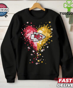 Kansas City Chiefs Crystal Heart Shirt