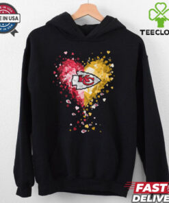 Kansas City Chiefs Crystal Heart Shirt 2 Kansas City Chiefs Crystal Heart Shirt
