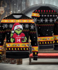 Kansas City Chiefs Custom Chrismas Ugly Sweater