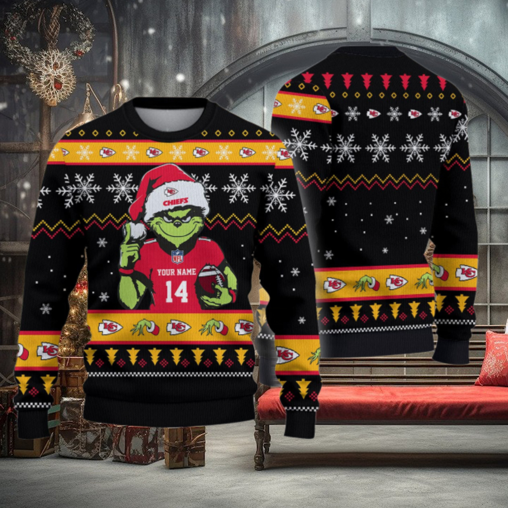 Kansas City Chiefs Custom Chrismas Ugly Sweater Kansas City Chiefs Custom Chrismas Ugly Sweater