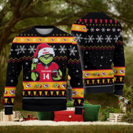 Kansas City Chiefs Custom Chrismas Ugly Sweater