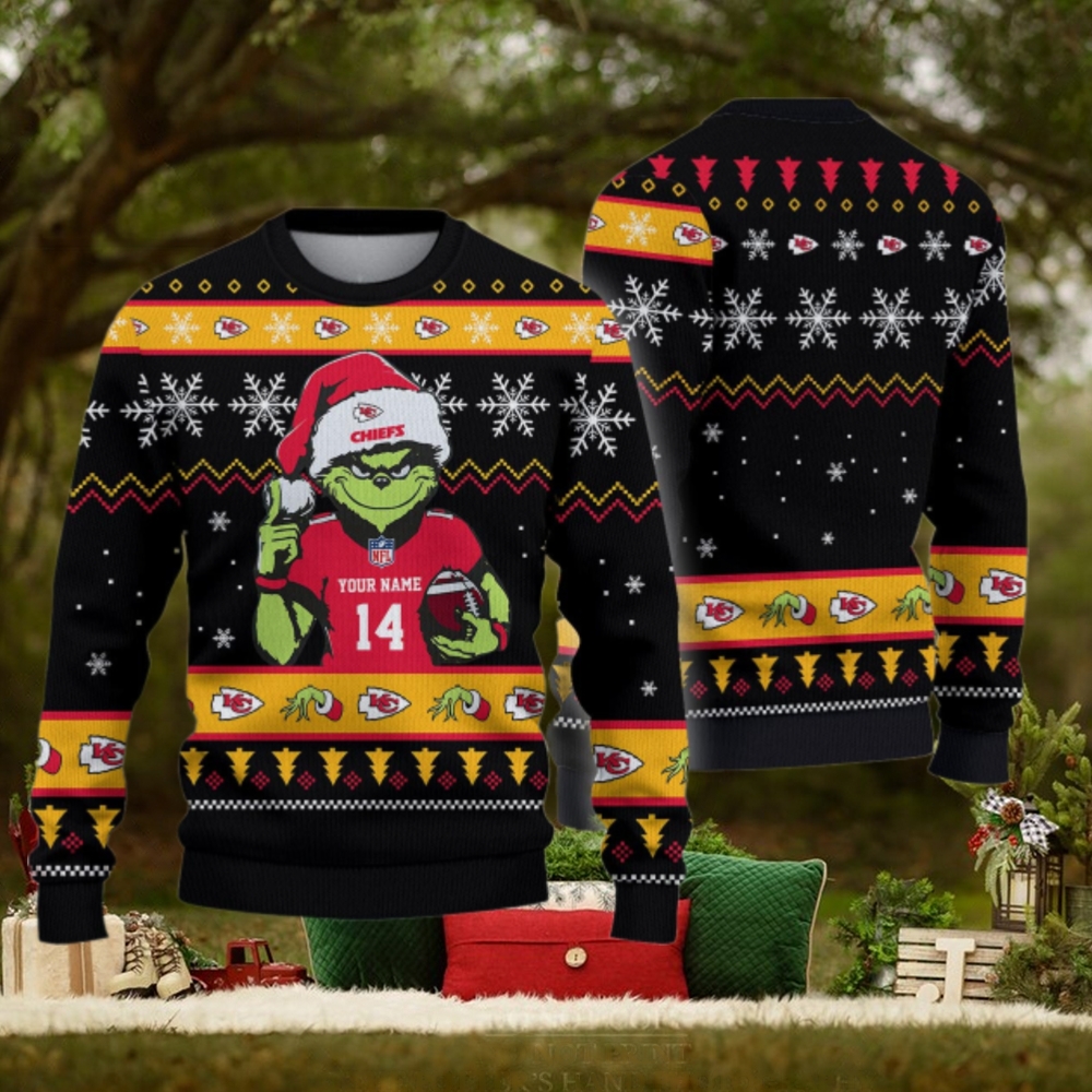 Kansas City Chiefs Custom Chrismas Ugly Sweater Kansas City Chiefs Custom Chrismas Ugly Sweater
