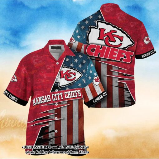 Kansas City Chiefs Customized For Sports Enthusiasts This Season Hot Version Hawaiian Shirt