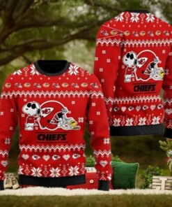 Kansas City Chiefs Cute The Snoopy Show Football Helmet Ugly Christmas Sweater