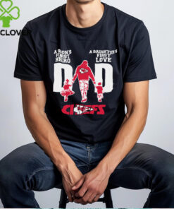 Kansas City Chiefs First Love First Hero Dad Shirt