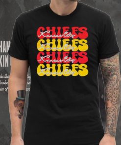 Kansas City Chiefs Football Bubble Red Yellow shirt